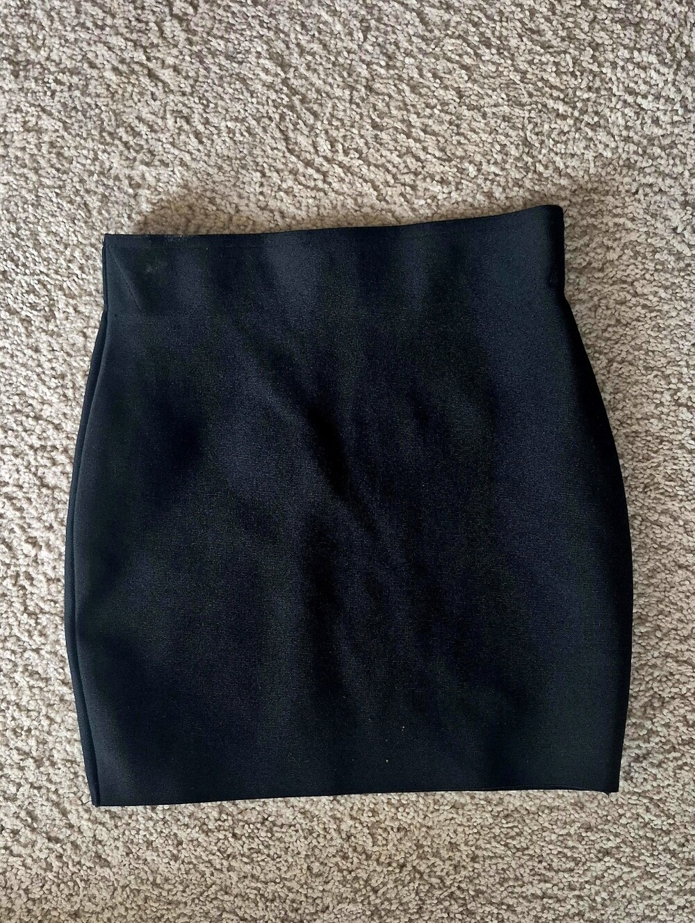 Super Stretchy Black Minie Skirt